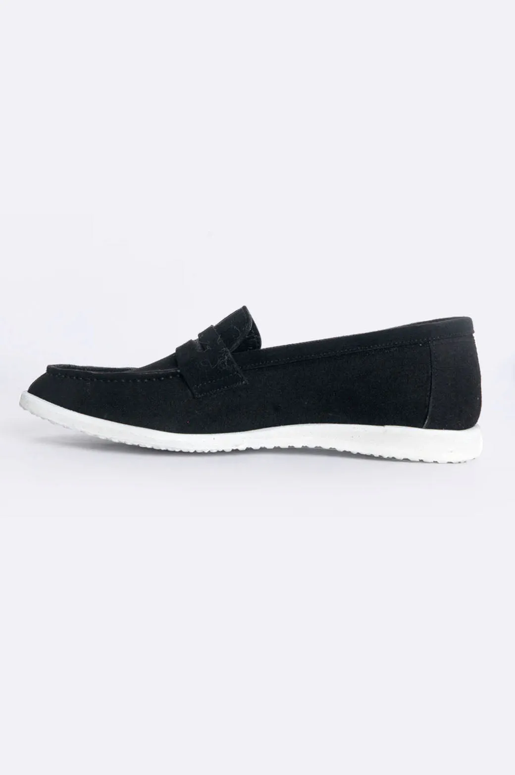 1662 BKS Black Suede Casual