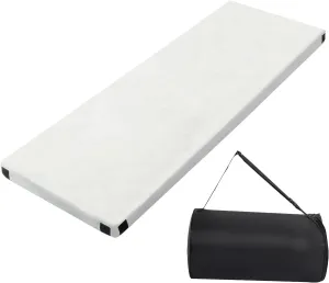 2.5-Inch Thick Inflatable Camping Mattress – Lightweight Sleeping Pad for Adults, Portable Air Mattress with Built-in Pump for Backpacking, Hiking & Outdoor Adventures(Gray)