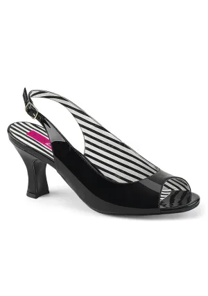 **3" Heel Slingback Peep Toe Pump
