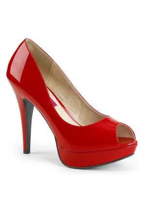 5 1/4" Heel, 1 1/4" Concealed PF Peep Toe Pump
