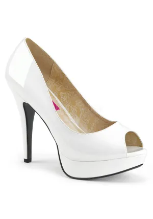 5 1/4" Heel, 1 1/4" Concealed PF Peep Toe Pump