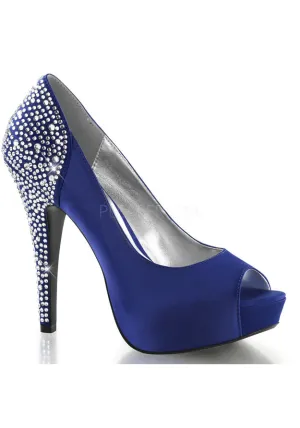 5" Heel, 1" PF Peep Toe Pump w/RS on Heel