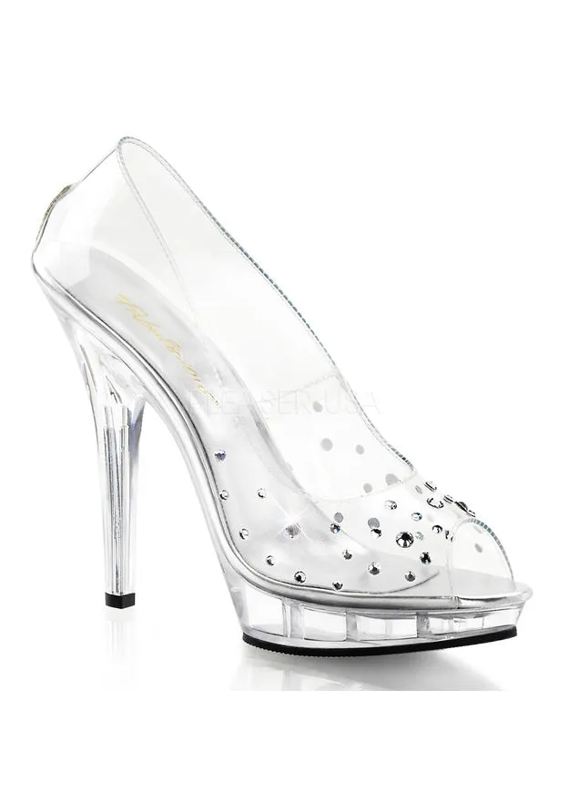 **5" Heel, 3/4" PF Peep Toe Pump