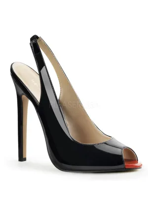 5" Heel Slingback Peep Toe Pump