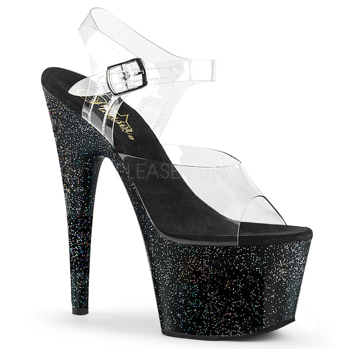 7 Inch Heel ADORE-708MG Black