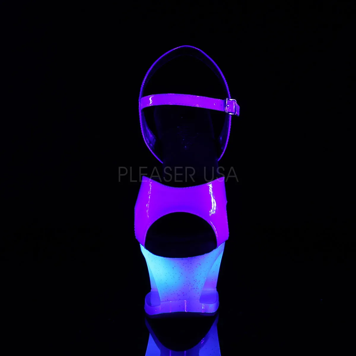 7 Inch Heel MOON-711MER Blue Ombre