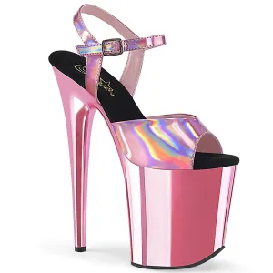 8 Inch Heel FLAMINGO-809HG Baby Pink Hologram