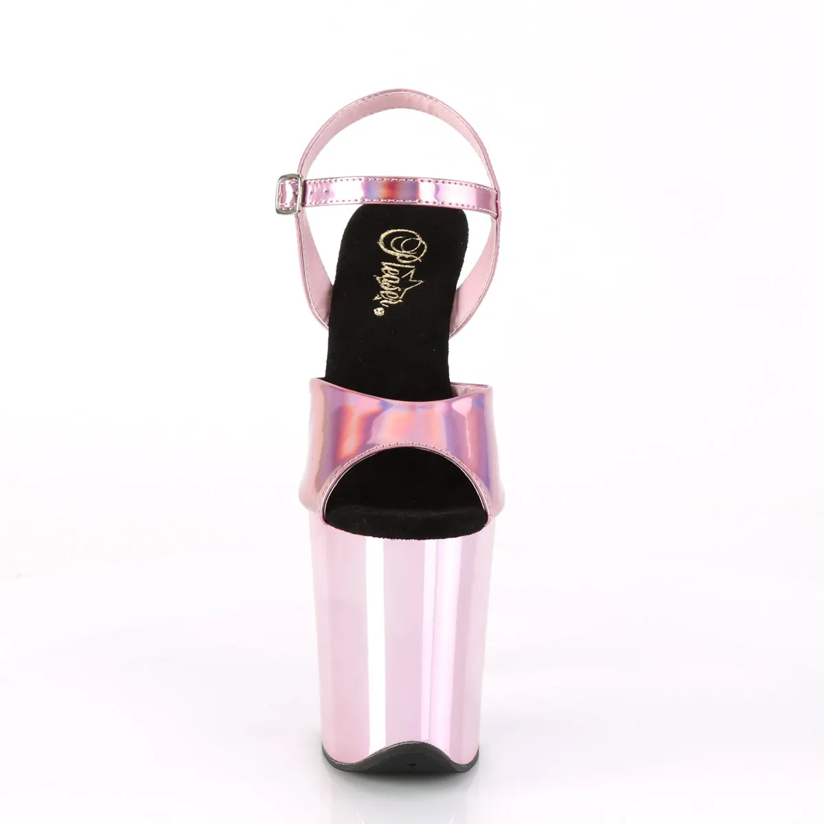 8 Inch Heel FLAMINGO-809HG Baby Pink Hologram