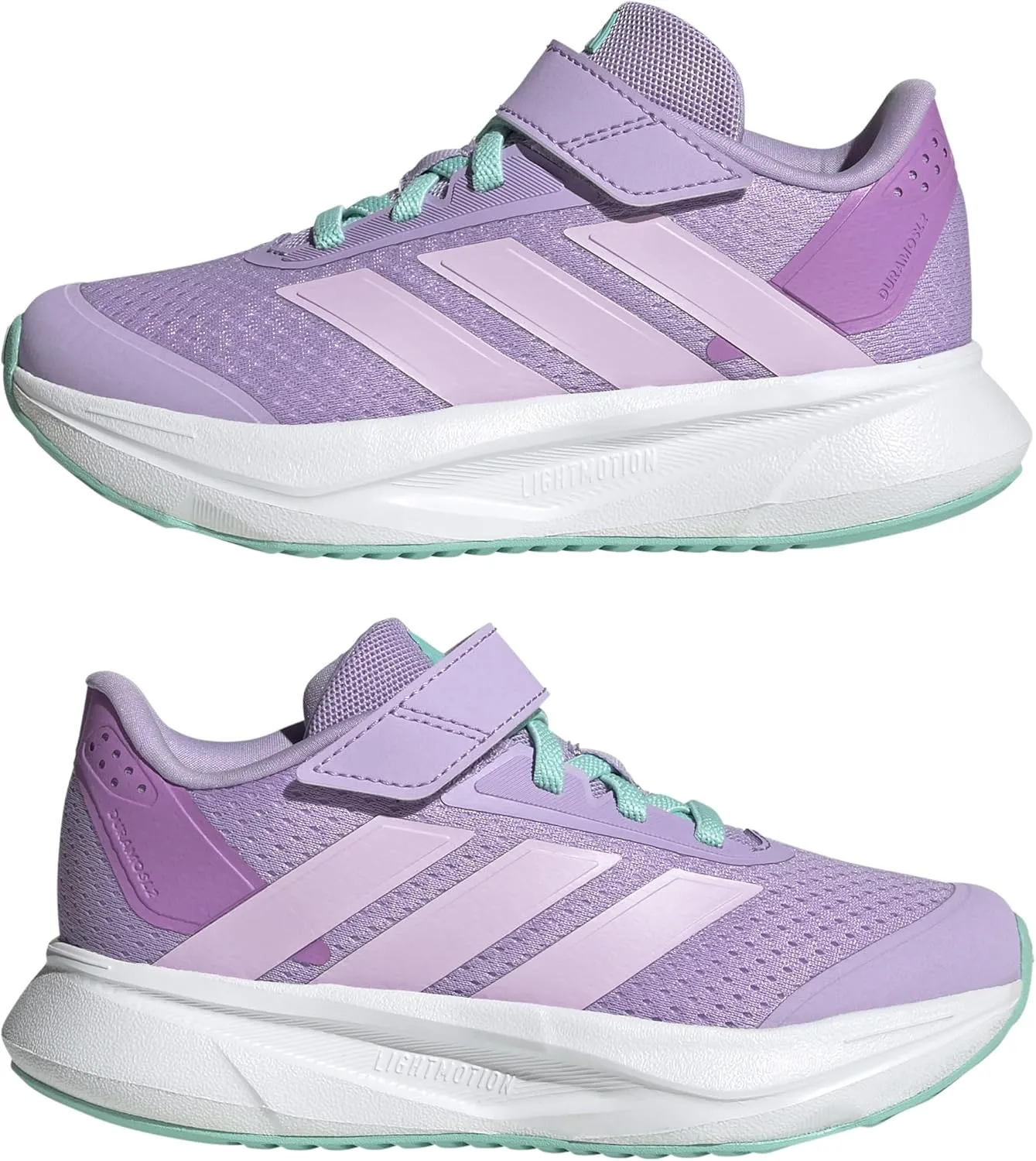 adidas Unisex-Child Duramo Sl Elastic Lace & Strap Running Sneaker