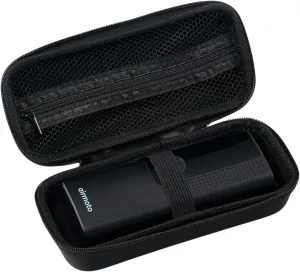 Airmoto Carrying Case - Durable Storage Box Compatible with Most Handheld Tire Inflators - Hard Case for Tire Inflator Portable Air Compressor - Mesh Pocket for Air Pump Connectors