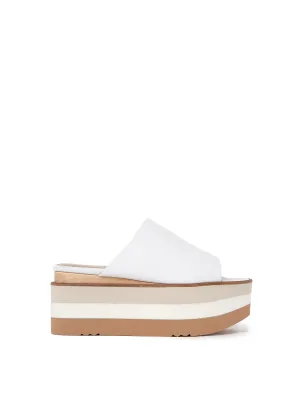 Alice Sandal - White