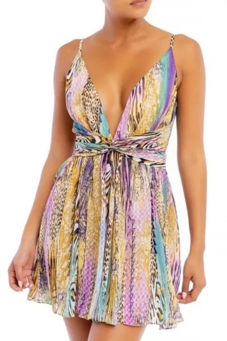 AMETHYST | animal print dress