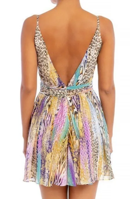 AMETHYST | animal print dress