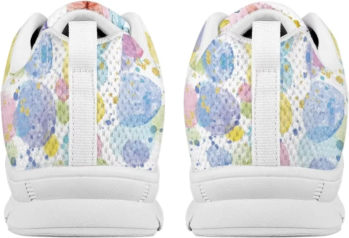 AmzPrint Women Mens Fashion Sneaker White Sole Cute Tennis Shoes for Women Black Casual Running Walking Shoes Size 6