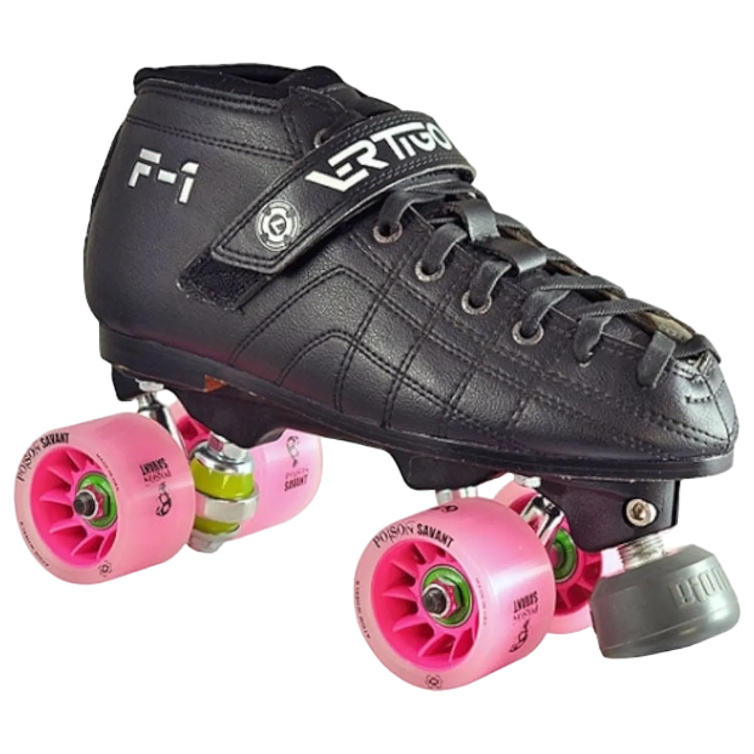 Atom Skates - Womens Size 4 Luigino F1 Poison - Roller Derby Skate Package
