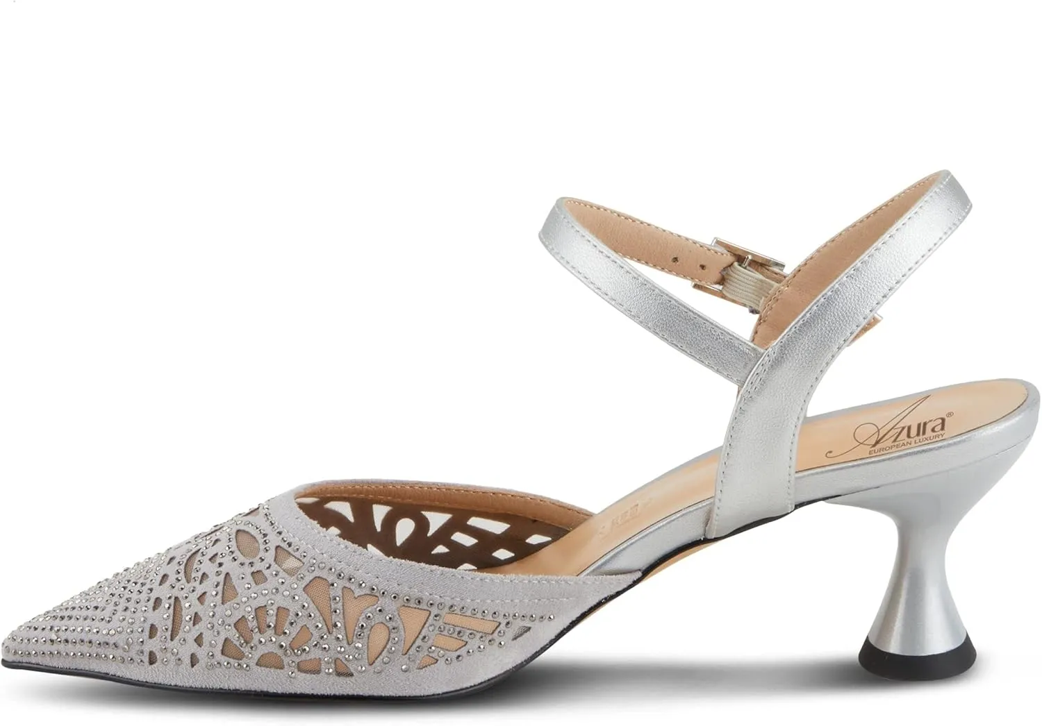Azura Women's Delicate High Heel Sandal – Elegant Strappy Dress Shoes for Weddings, Parties & Formal Events – Comfortable Stiletto Heels with Adjustable Ankle Strap