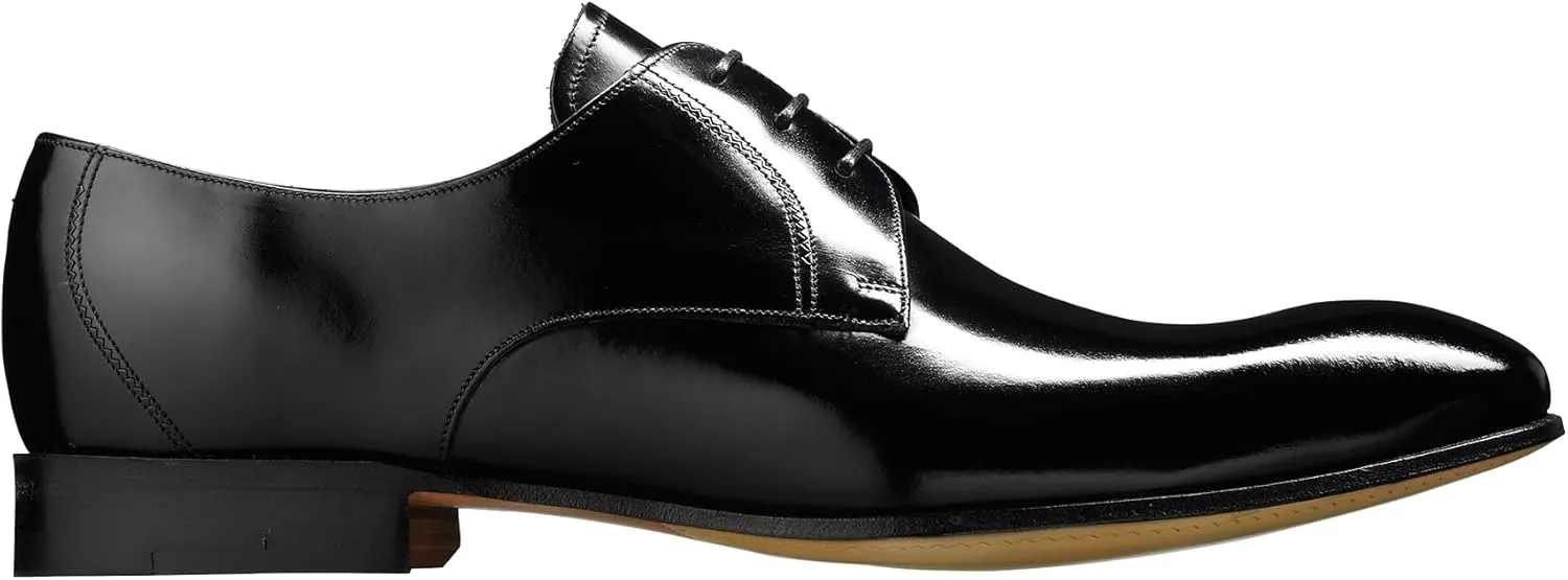 BARKER Rutherford Men's Handmade Leather Oxford Derby Shoes – Goodyear Welted, Full Leather Sole & Lining, Classic Formal Dress Shoes for Business & Weddings