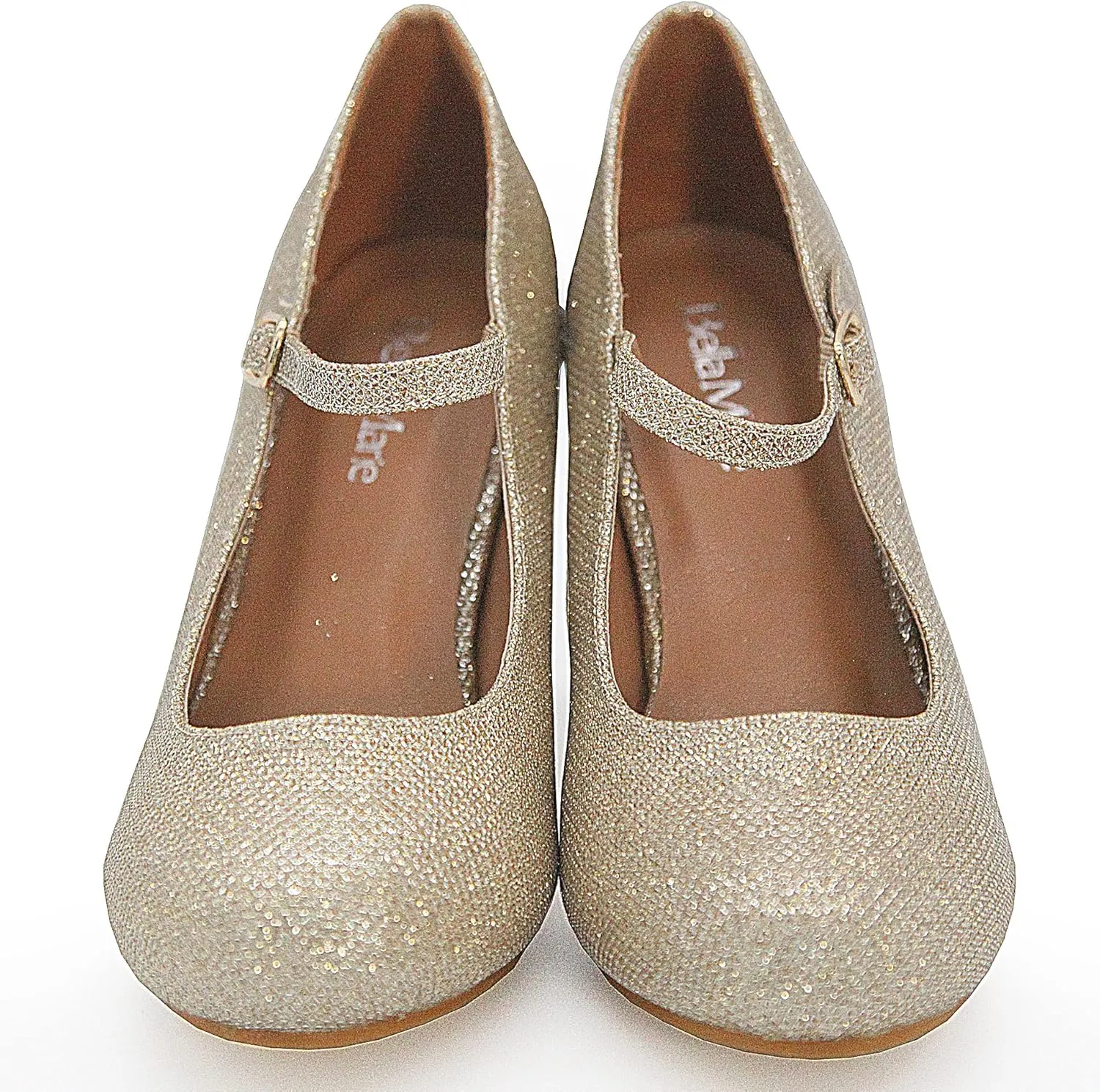 Bella Marie Helena Vintage Retro Mary Jane Round Toe Mid Heels Dress Work Pump