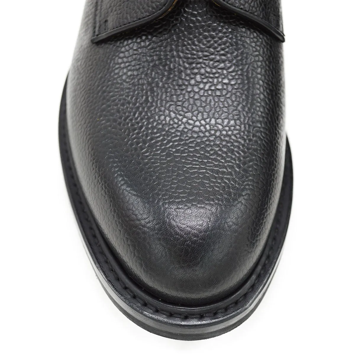 Berwick 1707 Country Grain Plain Derby Shoe (4169) Black