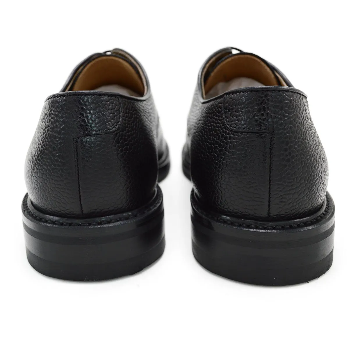 Berwick 1707 Country Grain Plain Derby Shoe (4169) Black