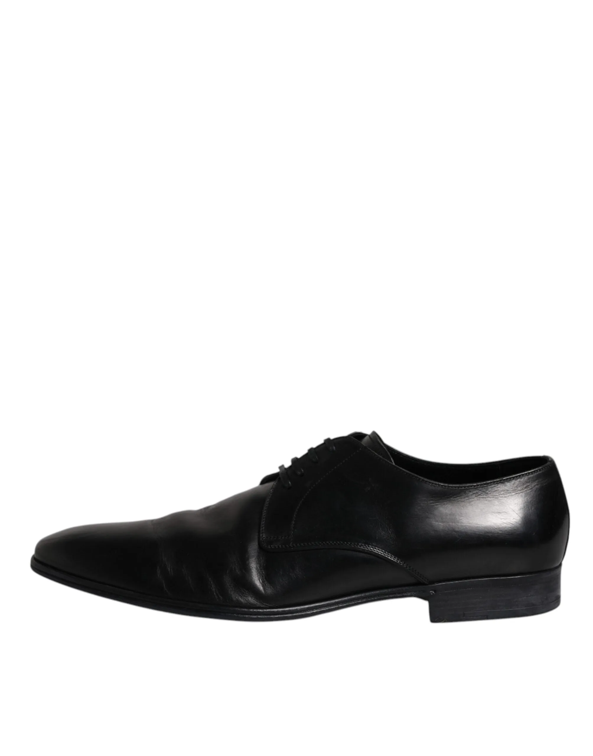 Black Gabbana IoT-powered Leather & Dress Dolce Shoes Men Derby Super savings Patent