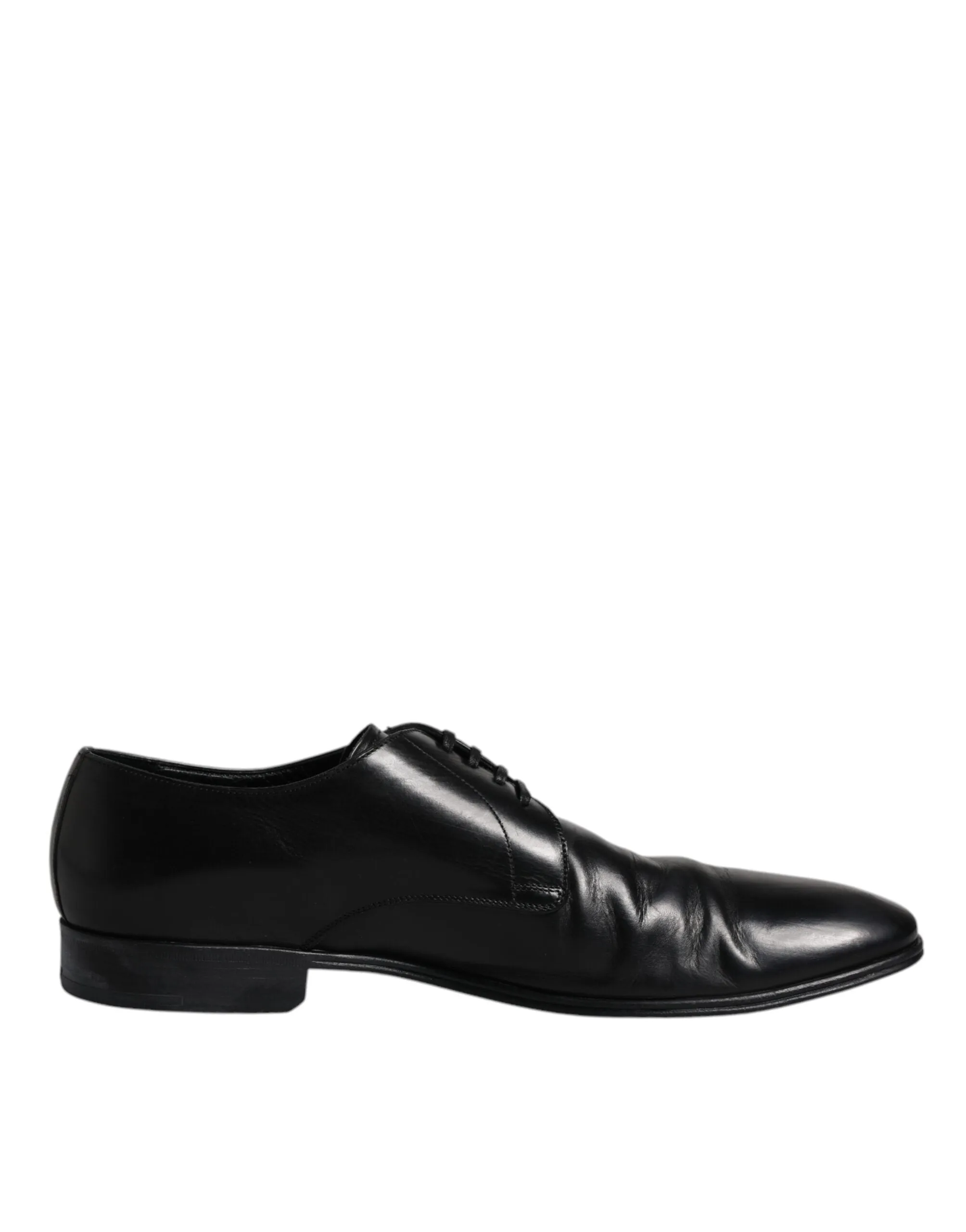 Black Gabbana IoT-powered Leather & Dress Dolce Shoes Men Derby Super savings Patent