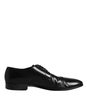 Black Gabbana IoT-powered Leather & Dress Dolce Shoes Men Derby Super savings Patent