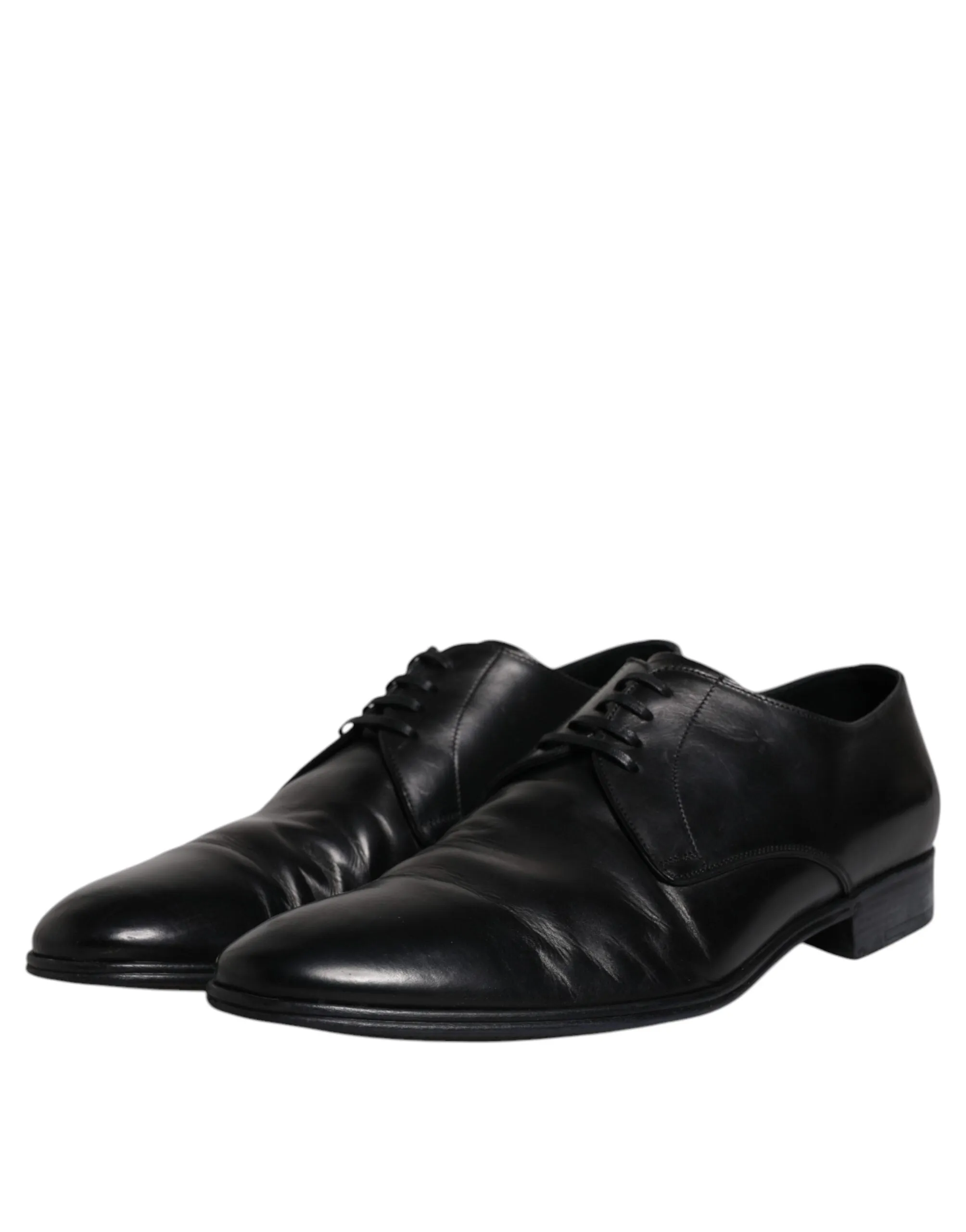 Black Gabbana IoT-powered Leather & Dress Dolce Shoes Men Derby Super savings Patent