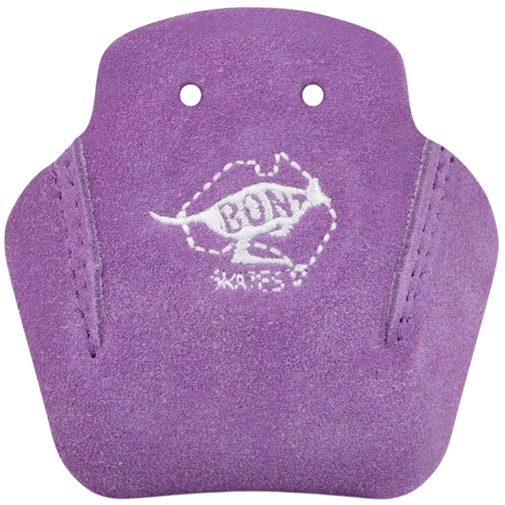 Bont - Amethyst Purple Stitched Suede Toe Cap Protectors - Sold In Pairs