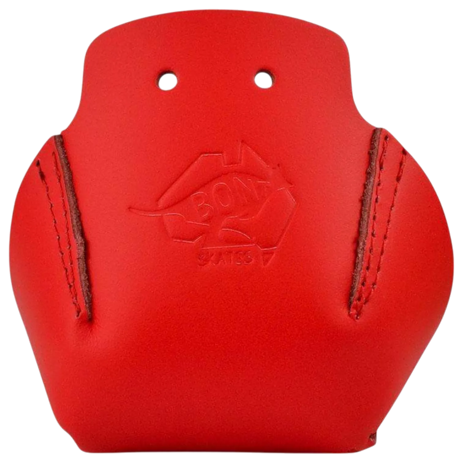 Bont - Siren Red Stitched Leather Toe Cap Protectors - Sold In Pairs