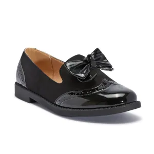 Bow detail loafer
