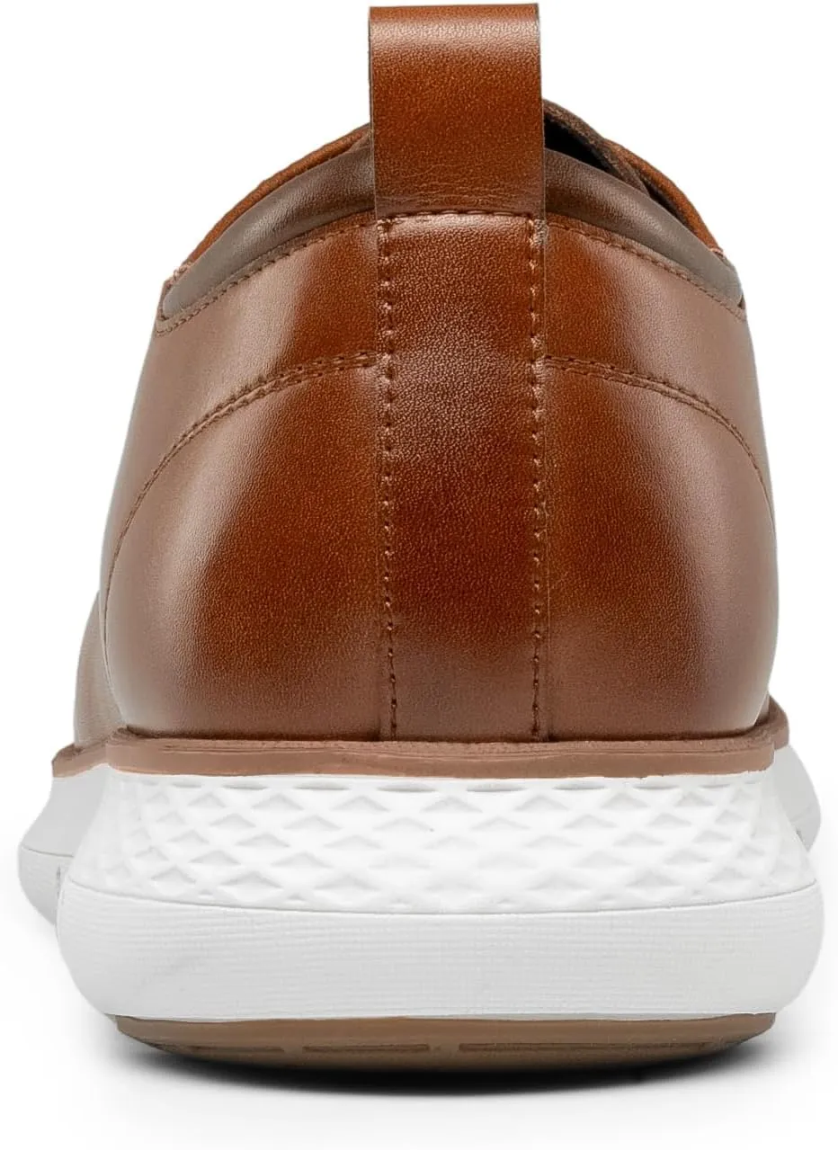 Bruno Marc Men's Casual Dress Sneakers Formal Business Shoes, Breathable Leather Upper Comfort Lightweight Cushioning Oxfords Crossflex NeatLite