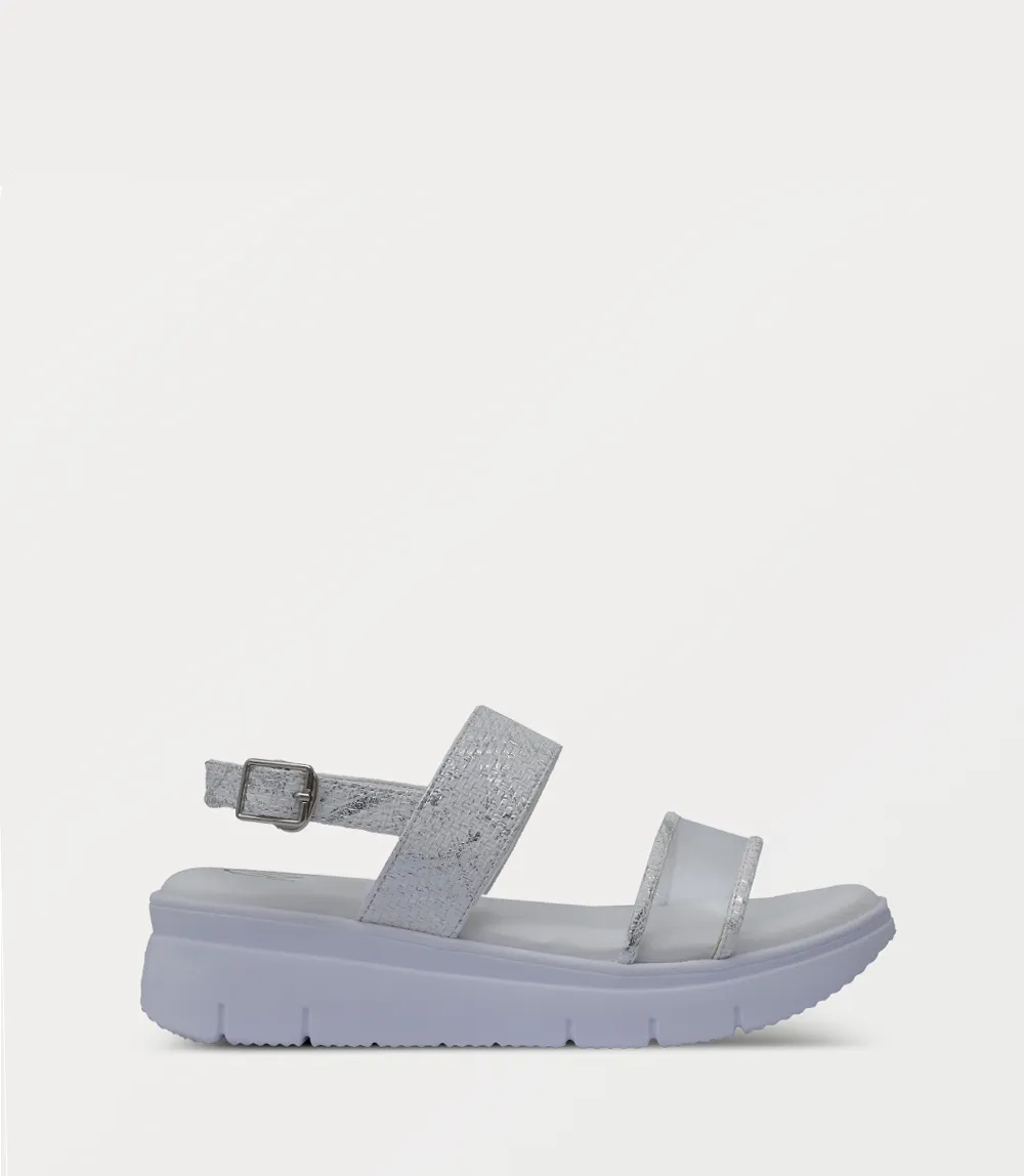 BW10326-WHITE-Women Comfort Sandal