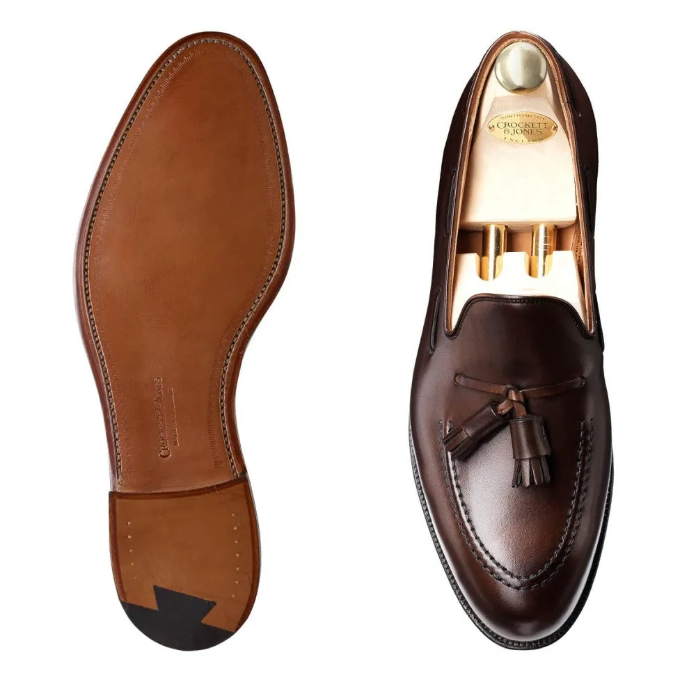 Cavendish II Dark Brown Burnished Calf, Crockett & Jones