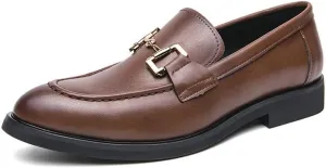 Classic Men's Dress Shoes Formal Business Slip On Oxford Shoes for Men Casual Wedding Leather Mens Derby Shoe