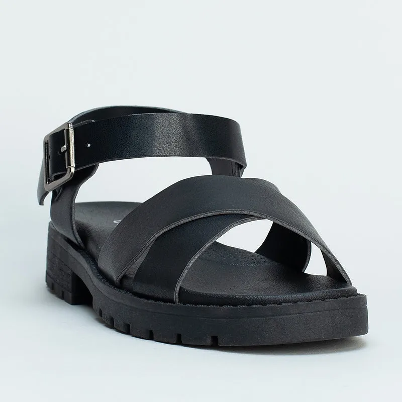 Cleated Ankle Strap Sandal _ 160623