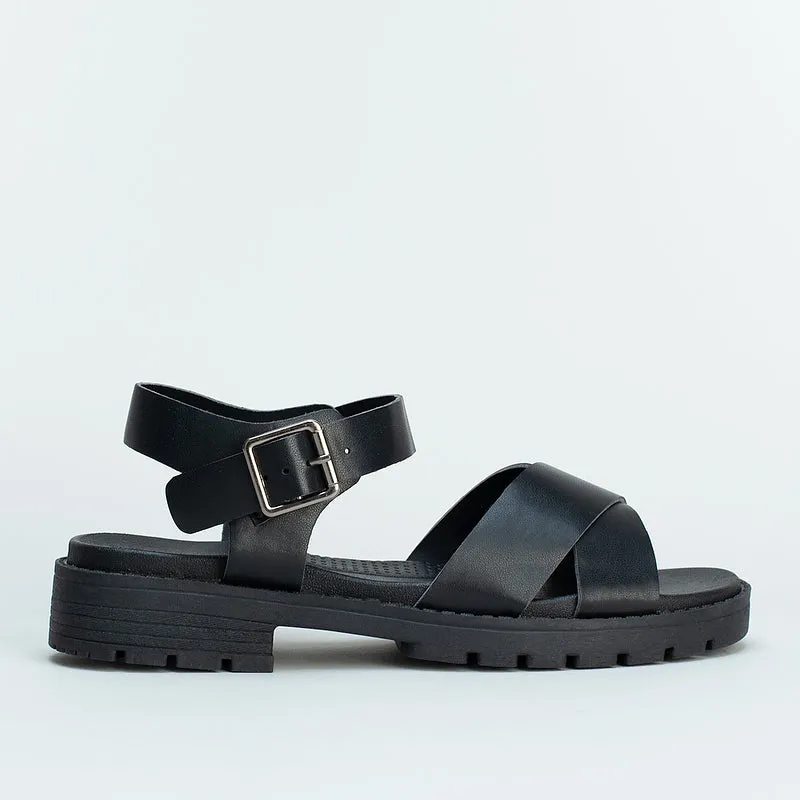 Cleated Ankle Strap Sandal _ 160623