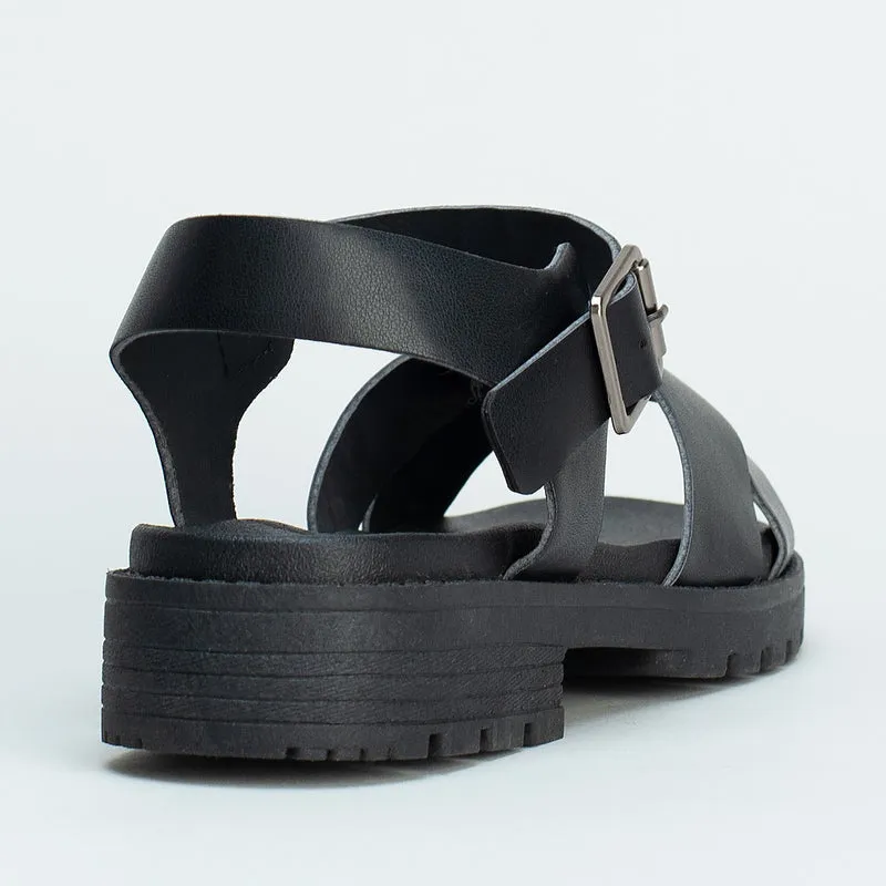 Cleated Ankle Strap Sandal _ 160623
