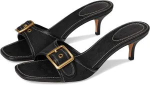 Coach Women's Margot Sandal Platform, Black, 11