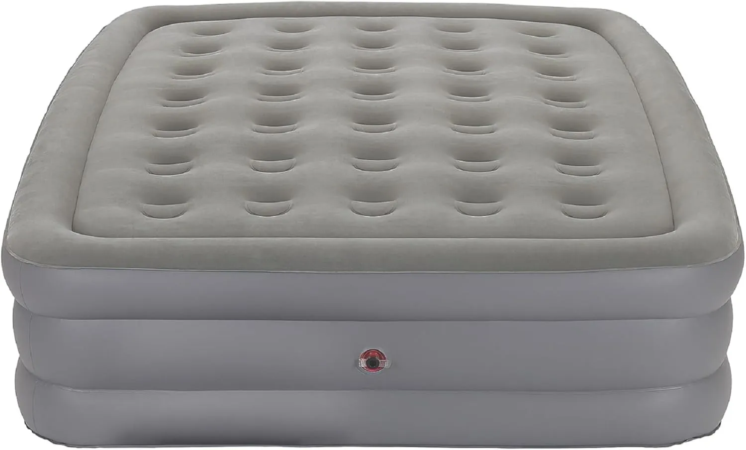 Coleman GuestRest 18" Plush Top Double High Air Mattress Airbed with Integrated Storage System and Carry Bag, Pump Not Included, Queen