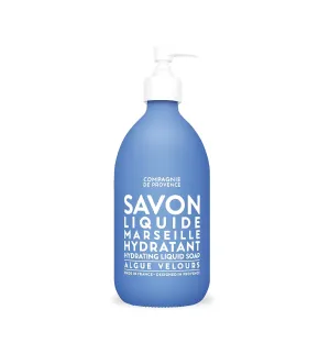 Compagnie de Provence Savon de Marseille Nourishing Liquid Soap, Velvet Seaweed, 10 Fl Oz Glass Pump Bottle
