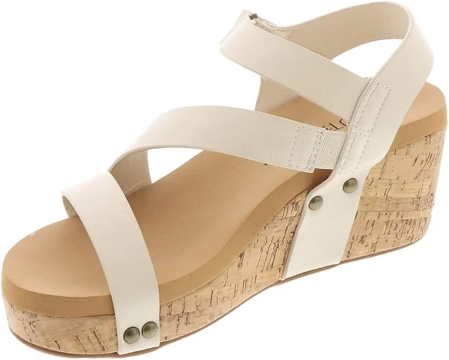 Corkys Footwear Women's Spring Fling 2.5in Wedge Sandal