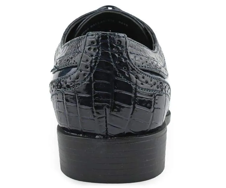 Dallas Navy Cap Toe Derby