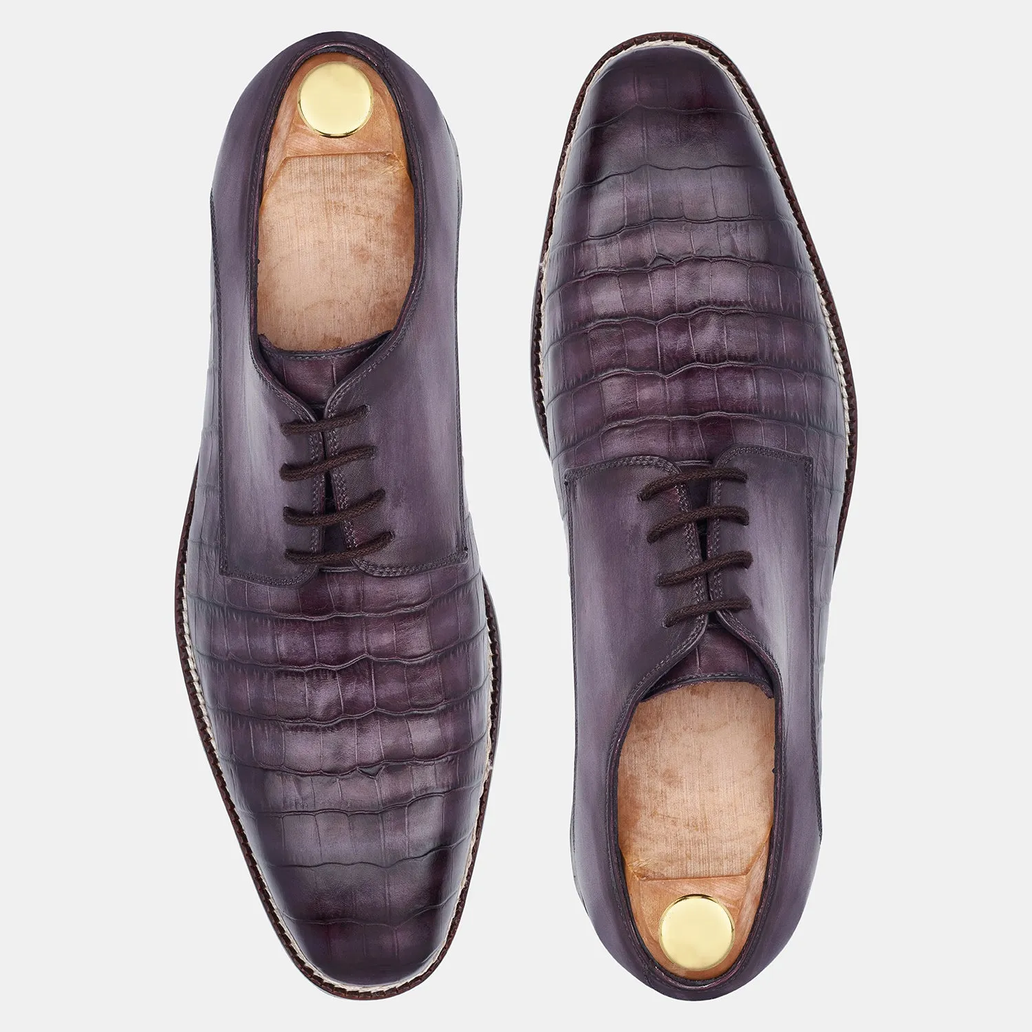 Deep Purple David Kelly Bespoke Hand Made Shoes