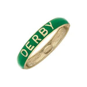 Derby Sculpted Enamel Hinge Bracelet