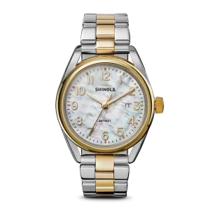 Derby Watch - White Mother of Pearl