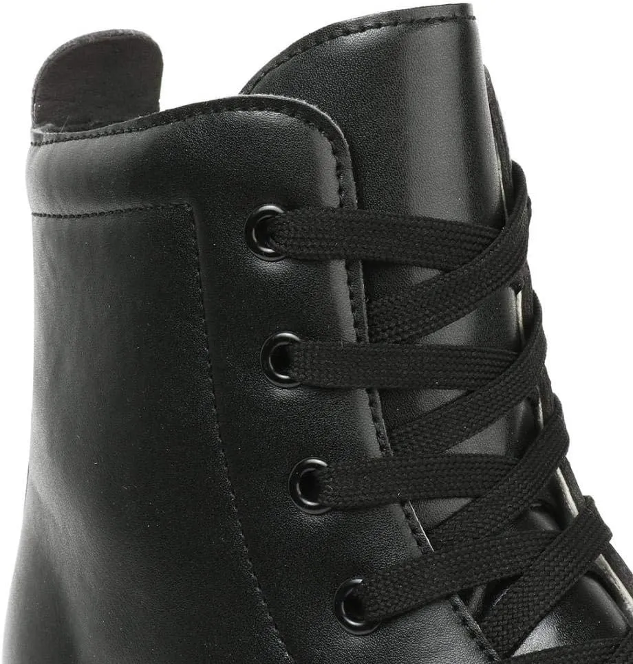 Double-Row Roller Skates for Unisex - PU Leather High-Top Four-Wheel Shiny Skates