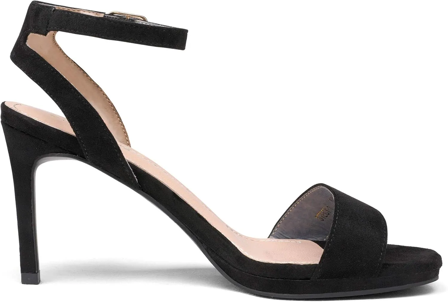 DREAM PAIRS Women's High Stiletto Open Toe Ankle Strap Heels Dress Pump Heel Sandals