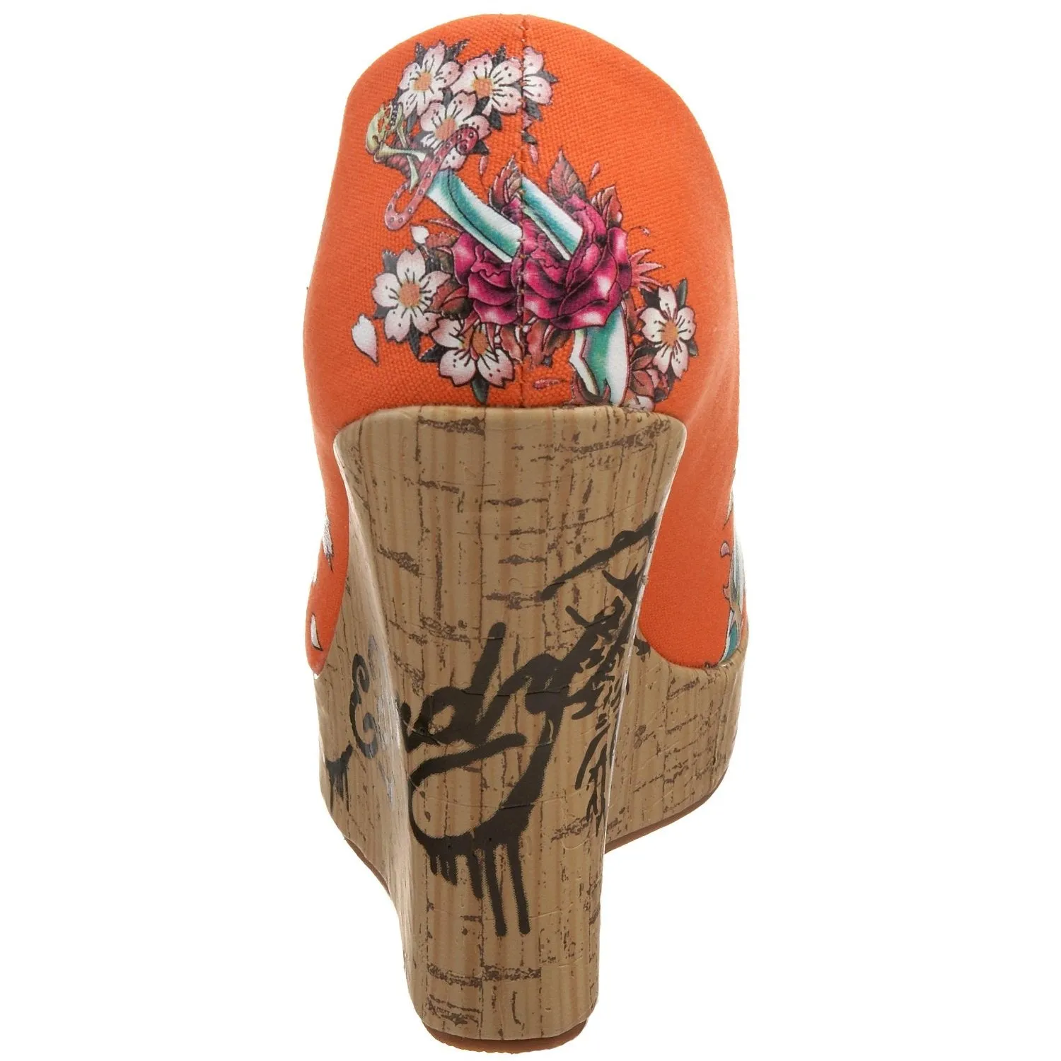 Ed Hardy Women's Casablanca Wedge Pump,Fuchsia-10SCA106W,6 M US