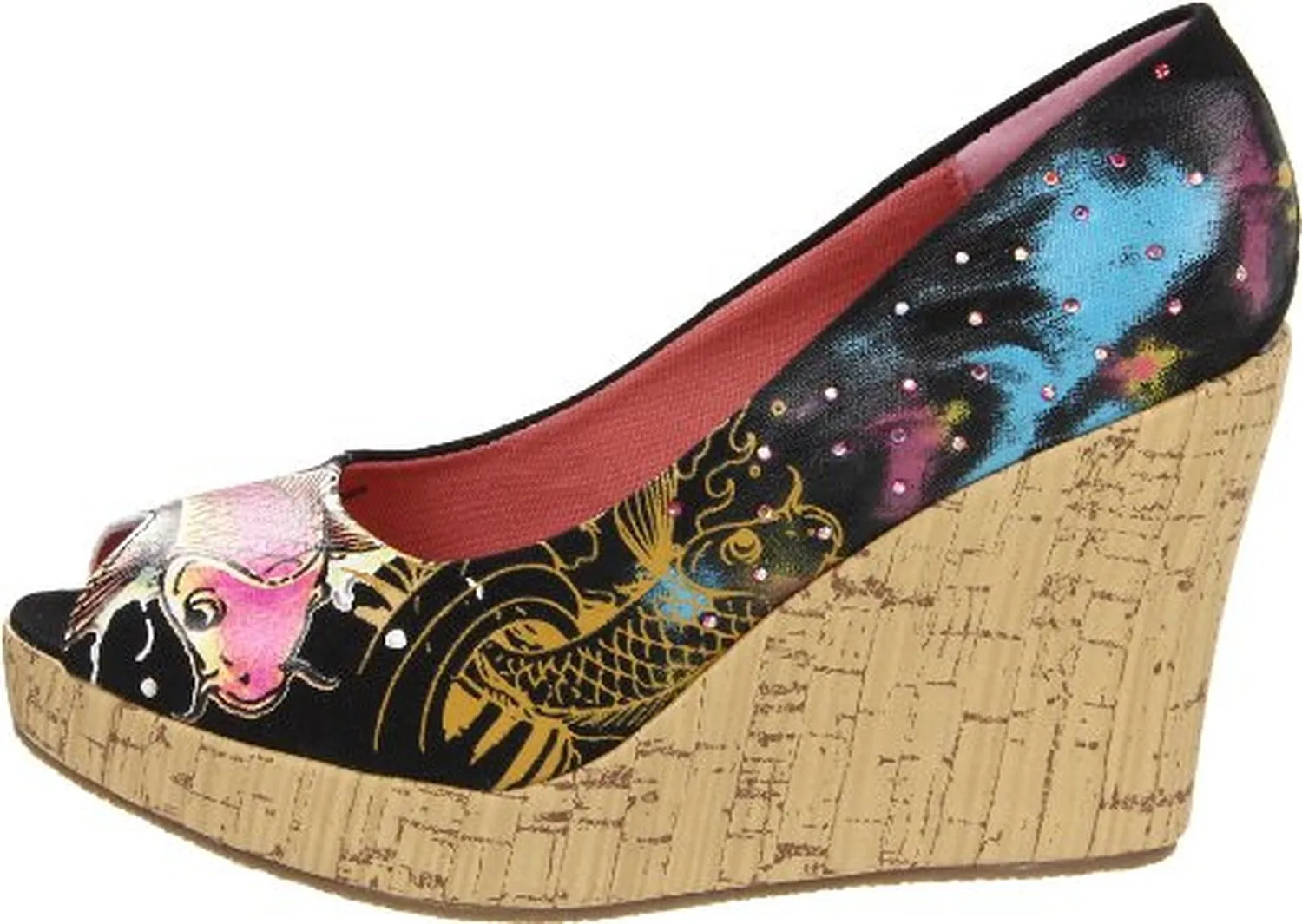 Ed Hardy Women's Cerra Heels,Black,6 M US